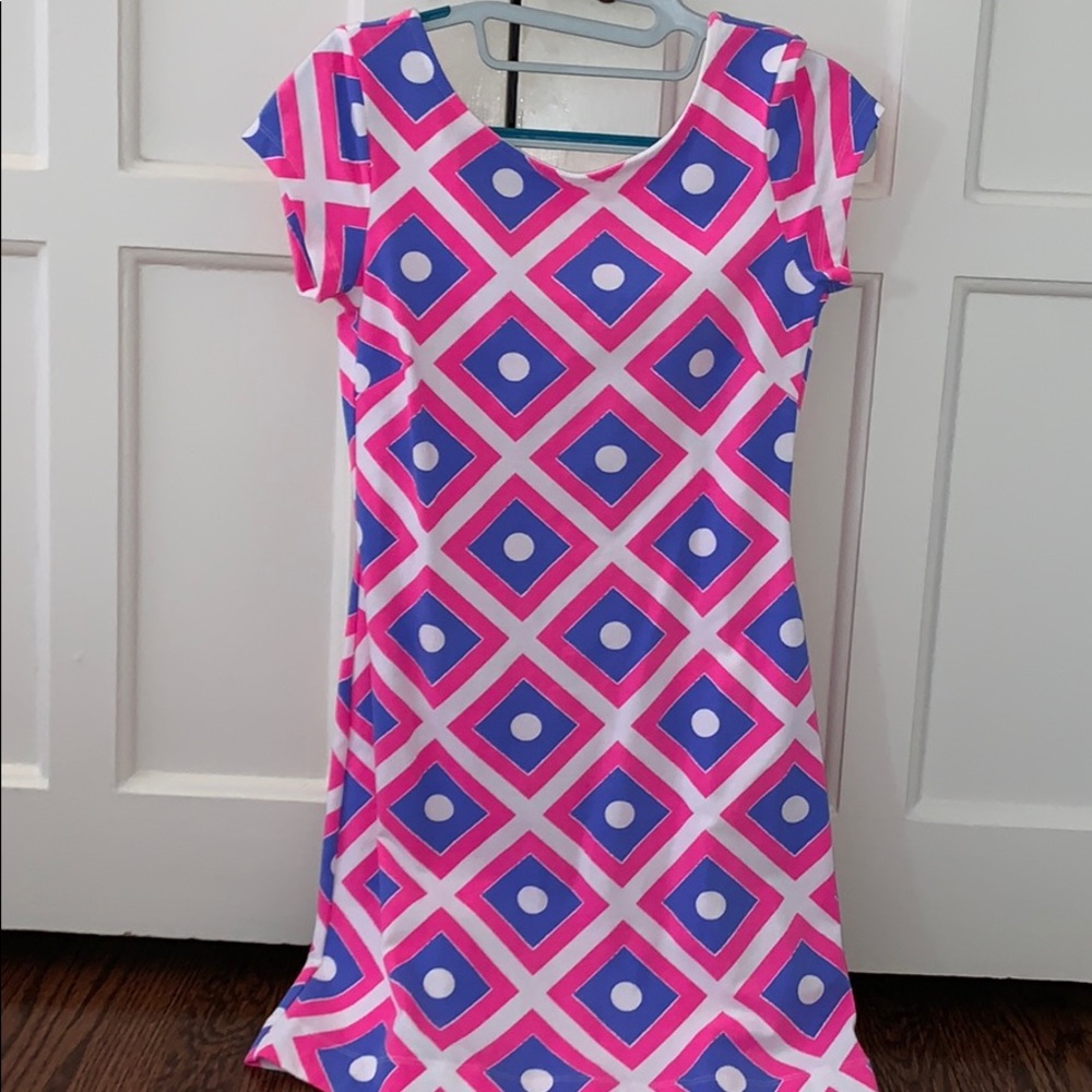 Maui gold patterned dress